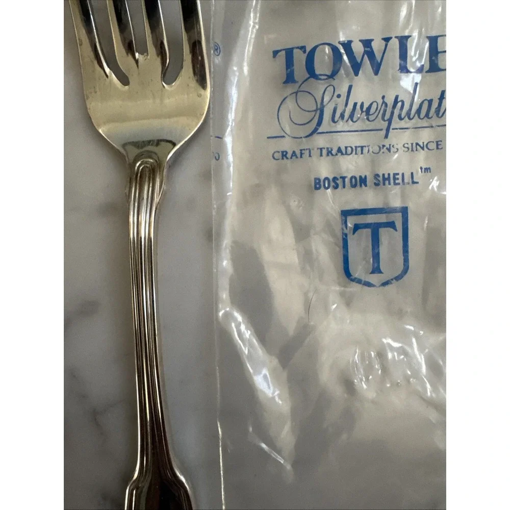 Towle BOSTON SHELL Silverplate Salad Fork